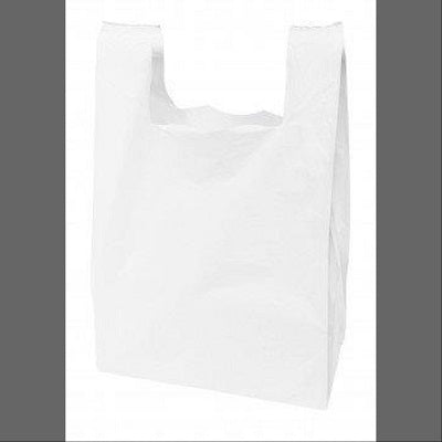 White HD Vest H/Duty Strong Degradable Carrier Bag