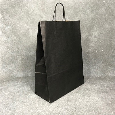 Black TT Paper Carrier Bags