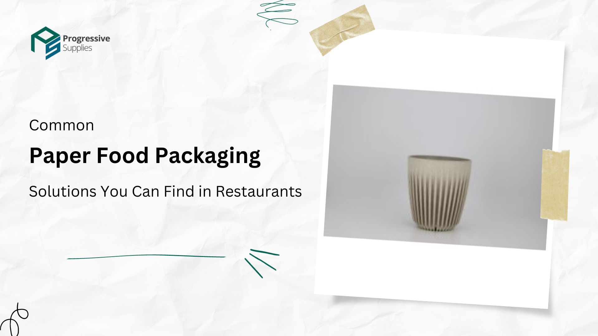 Common Paper Food Packaging Solutions You Can Find in Restaurants