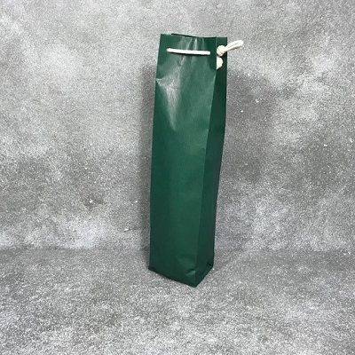 Green 2ply Bottle Bag