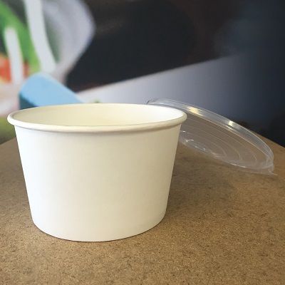 Shallow Paper Soup Bowl