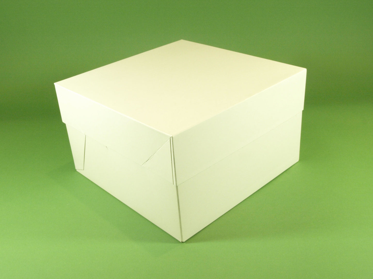 White 2 Piece Cake Box Lid & Base