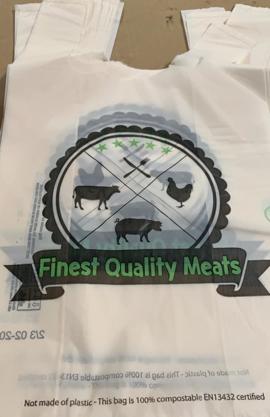 Compostable Branded Carrier Bags